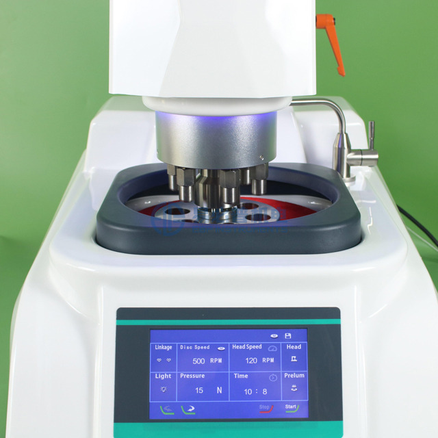 GP-1Z Advanced Metallographic Sample Gringding Machine مع التحكم في الحمل