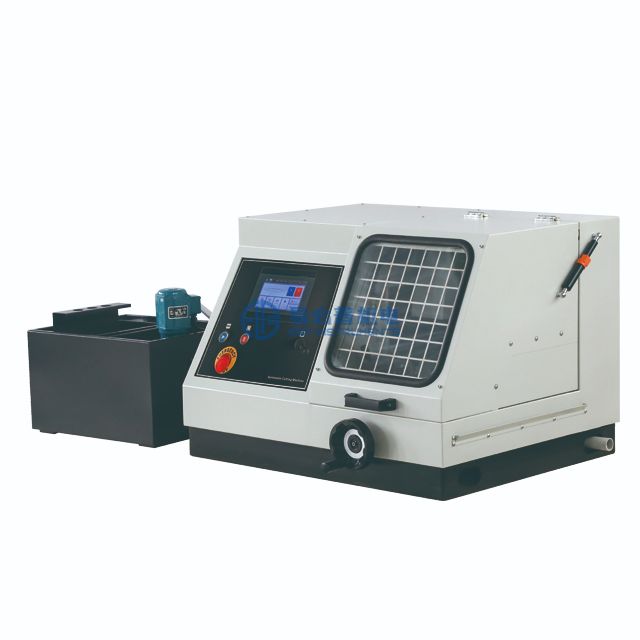 آلة قطع المواد الكاشطة للعينات المعدنية الأوتوماتيكية الدقيقة eCM-350AT