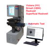 اختبار الصلابة التلقائي التلقائي بالكامل Brinell Rockwell Vickers Hardness Test BRV-250AZ