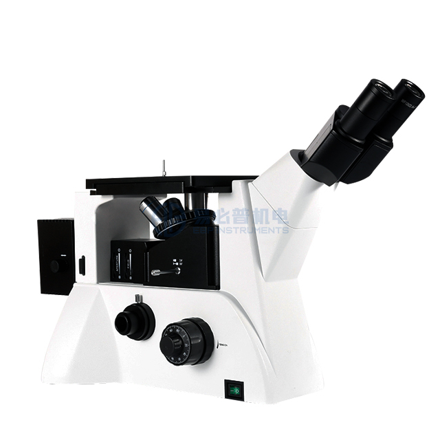 مجهر مقلوب ثلاثي العينيات المعدني المجهرية 50X - 1000X