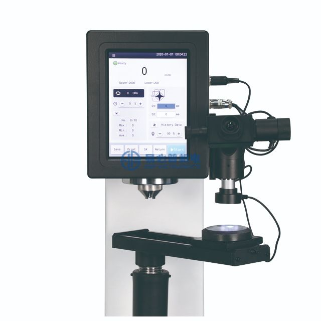 HBRV-187.5T Rockwell Brinell Vickers جهاز اختبار الصلابة العالمي 5 - 250 كجم نطاق تحميل