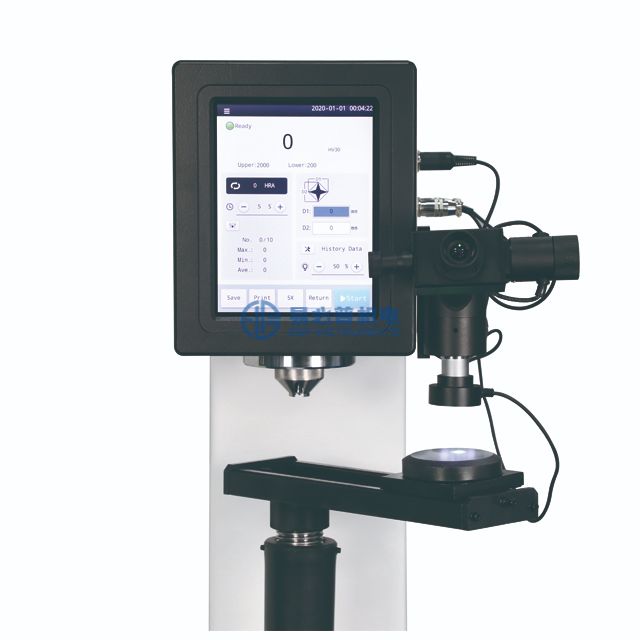 HBRV-187.5T Rockwell Brinell Vickers جهاز اختبار الصلابة العالمي 5 - 250 كجم نطاق تحميل