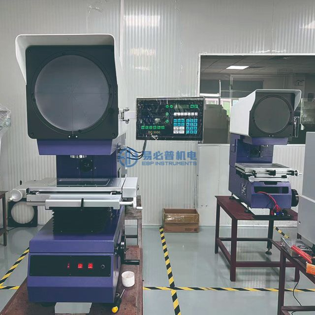 جهاز عرض جانبي لآلة المقارنة البصرية العمودية مع قراءات رقمية EYP-150/200/250