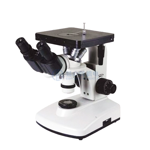 مجهر معدني ثنائي العينين مقلوب 100X - 1250X