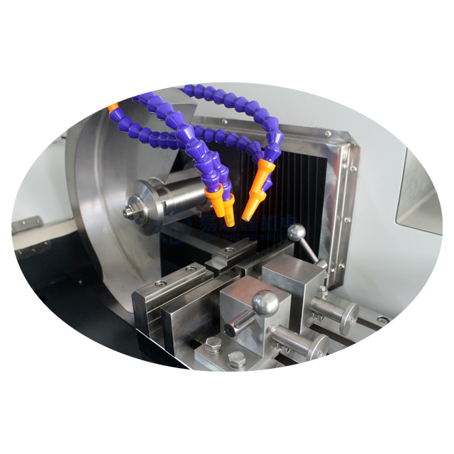 آلة قطع العينات المعدنية الدقيقة مع عجلة يدوية من النوع الدوار