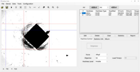 اختبار صلابة فيكرز